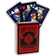 Gry karciane - Bicycle Rider Back Reverse, karty do gry, czerwono-czarne - gra - miniaturka - grafika 1