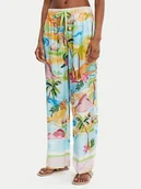 Spodnie damskie - Seafolly Spodnie materiałowe South Pacific 55400-PA Kolorowy Relaxed Fit - miniaturka - grafika 1