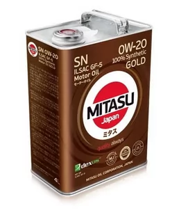 MITASU GOLD SN 0W-20 ILSAC GF-5 MJ-102 4L - Oleje silnikowe - miniaturka - grafika 1