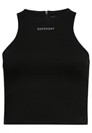 Sukienki - Superdry Code Tech Racer Vest Sukienka damska, Czarny, 40 - miniaturka - grafika 1