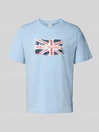 Koszulki męskie - T-shirt o kroju regular fit z czystej bawełny - miniaturka - grafika 1