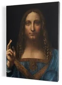 Ikony i obrazy sakralne - Salvator Mundi-Zbawiciel Świata, obraz religijny na płótnie canvas - miniaturka - grafika 1