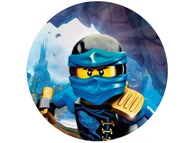 Ciasta i półprodukty do ciast - Dekoracyjny opłatek tortowy Ninjago - 20 cm - miniaturka - grafika 1