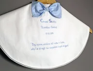 Pamiątka Chrztu Świętego - Biała szatka do chrztu z dodatkowym haftem - miniaturka - grafika 1