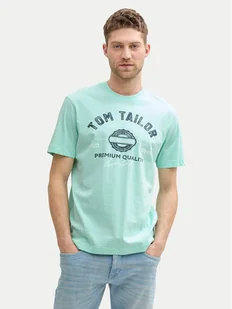 Tom Tailor T-Shirt 1037735 Zielony Regular Fit - Koszulki męskie - miniaturka - grafika 1