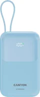 Powerbanki - Canyon OnPower 101 10000 mAh 22.5W Blue CNS-CPB101BL - miniaturka - grafika 1