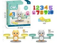 Mały naukowiec - Gra Nauka Liczenia - Równoważnia Waga Szalkowa Sówka Sowa - Owl Balance - miniaturka - grafika 1