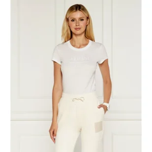 Armani Exchange T-shirt | Slim Fit - Koszulki i topy damskie - miniaturka - grafika 1