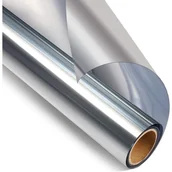 Okleiny - Folia okienna zapewniająca prywatność, efekt lustra weneckiego, przyciemniana, termoizolacyjna, ochrona przed słońcem i promieniowaniem UV, do użytku - miniaturka - grafika 1