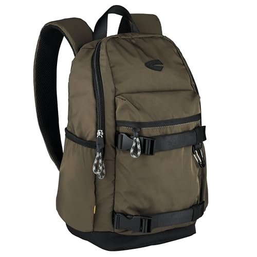 camel active Terra plecak męski, średni rozmiar, zielony, khaki, M, Casual