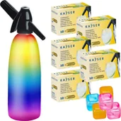 Saturatory - Saturator Art Quick Soda + 50 naboi CO2 Wielokolorowy - miniaturka - grafika 1