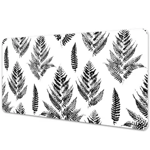 Ochronna mata na biurko Odciski paproci 90x45 cm - Podkładki na biurko - miniaturka - grafika 1