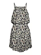 Sukienki - VERO MODA Damska sukienka Vmmenny Mini z uchwytem Neck Dress WVN Ga, Navy Blazer/Aop: mette, XS - miniaturka - grafika 1