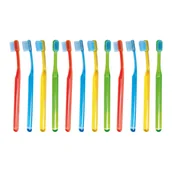 Szczoteczki do zębów - SPOKAR +PLUS 3428 Extra SOFT 36szt. - zestaw profesjonalnych szczoteczek do zębów z heksagonalnym kształtem włókien - miniaturka - grafika 1