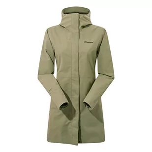 Berghaus Damska kurtka typu shellowa Omeara długa, wodoodporna Oil Green/Deep Depths 18 - Kurtki damskie - miniaturka - grafika 1