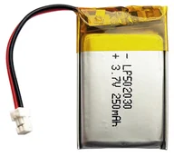 Pozostałe akcesoria sieciowe - Akumulator bateria 250mAh Li-Pol 3.7V 5x20x30 PCM - miniaturka - grafika 1