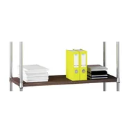 Szafy i regały magazynowe - Laminowana półka do chromowanych regałów, 900 x 350 mm - miniaturka - grafika 1
