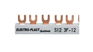 Inne akcesoria elektryczne - Elektro-Plast Szyna prądowa S12 3F-12 45.322 - miniaturka - grafika 1