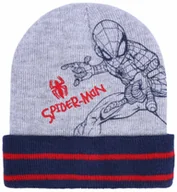 Czapki damskie - Szaro-granatowa czapka chłopięca Spider-Man MARVEL - miniaturka - grafika 1