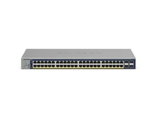 NETGEAR Smart 24xGE PoE 4xSFP GS728TP-300EUS - Switche - miniaturka - grafika 1