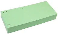 Wkłady do segregatora - Przekładki do segregatora 100szt 1/3 A4 3570-PDS-ZOLS 3570-PDS-ZP, Kolor przekładek: Zielone pastelowe - miniaturka - grafika 1