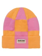 Czapki dla dzieci - Color Kids Czapka w kolorze jasnoróżowo-pomarańczowym - miniaturka - grafika 1