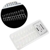 Sztuczne paznokcie i akcesoria - Tipsy szpic kieszonka clear przezroczyste 240szt model PH-27 - miniaturka - grafika 1