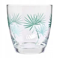 Szklanki - Szklanki DECO Palmy KROSNO 2x370ml liście - miniaturka - grafika 1