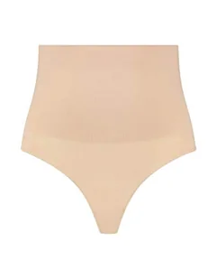Bye Bra Majtki z wysokim stanem, bezszwowe rzeźbione stringi, wygodna bielizna modelująca, beżowa i czarna, rozmiary S-XXL - Majtki damskie - miniaturka - grafika 1