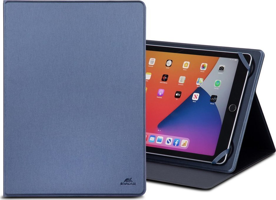 Etui na tablet RivaCase Dėklas planšetei Rivacase 3147 Tamsiai Mėlyna spalva - Dydis 9.7-10.5