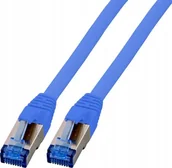 Kable miedziane - EFB EFB RJ45 Patch Cable S/FTP Cat.6A,Cat.7 RohCable TPE superflex 0,15m blue K5525FBL.0,15 K5525FBL.0,15 - miniaturka - grafika 1