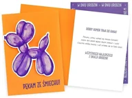 Zeszyty szkolne - Karnet B6 Uniwersalny pies z balona - miniaturka - grafika 1