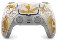 Kontrolery do Playstation - Kontroler bezprzewodowy PLAYSTATION SONY DualSense Ghost of Yōtei Złoty - miniaturka - grafika 1
