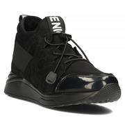 Sneakersy damskie - Sneakersy damskie Filippo DP4168 BK czarne - miniaturka - grafika 1