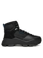 Buty trekkingowe męskie - Tommy Jeans Trekkingi Tjm Hybrid Boot EM0EM01633 Czarny - miniaturka - grafika 1