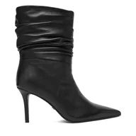 Botki damskie - Botki Gino Rossi EO-LUNA-LT681 Czarny - miniaturka - grafika 1