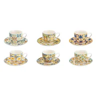 Filiżanki - Zestaw 6 filiżanek ze spodkami Brandani Medicea - miniaturka - grafika 1