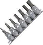 Klucze i nasadki - BGS wkładka bit-, 6-kątna we wnętrzach, 10 (3/8), 7-częściowy zestaw, 1 sztuki, 5107 - miniaturka - grafika 1