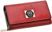 Portfele - Duży Portfel Damski Lakierowany Monnari Elegancka Portmonetka Skóra Prezent - miniaturka - grafika 1