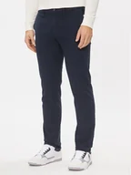 Spodnie męskie - Tommy Hilfiger Chinosy Denton MW0MW32935 Granatowy Slim Fit - miniaturka - grafika 1