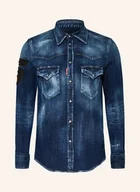 Koszule męskie - dsquared2 Koszula Jeansowa Regular Fit blau - DSQUARED2 - miniaturka - grafika 1