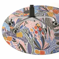 Podnóżki, podpórki, podkładki - Mata pod fotel biurowy Vintage obraz fi100 cm - miniaturka - grafika 1