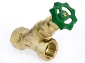 Zawory i kraniki - Zawór skośny DN32, typ 1501, gwint wewnętrzny 5/4", odcinający z niewznoszącym trzpieniem - miniaturka - grafika 1