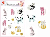 Pedagogika i dydaktyka - Tatuaże zmywalne dla dzieci Kotki 2 - miniaturka - grafika 1