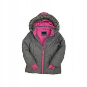 Kurtki damskie - Kurtka dziewczęca kaptur CALVIN KLEIN JEANS 7 lat - Calvin Klein - miniaturka - grafika 1