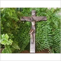 DUŻY WISZĄCY KRZYŻ JEZUS CHRYSTUS VERONESE (WU75228A4) - Dewocjonalia - miniaturka - grafika 1