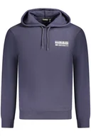 Bluzy męskie - BLUZA NAPAPIJRI BEZ ZAMKA MĘSKA NIEBIESKA - miniaturka - grafika 1