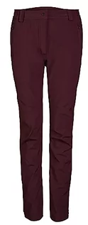 Spodnie damskie - Killtec Damskie spodnie softshellowe/spodnie outdoorowe KOW 34 WMN SFTSHLL PNTS, ciemnośliwkowe, 50, 39847-000 - grafika 1