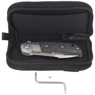 Nóż składany MKM Clap Carbon Fiber, Satin M390 by Bob Terzuola (MK LS01-CT) - Noże - miniaturka - grafika 8