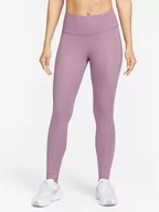 Spodnie sportowe damskie - Nike Legginsy w kolorze fioletowym do biegania - miniaturka - grafika 1